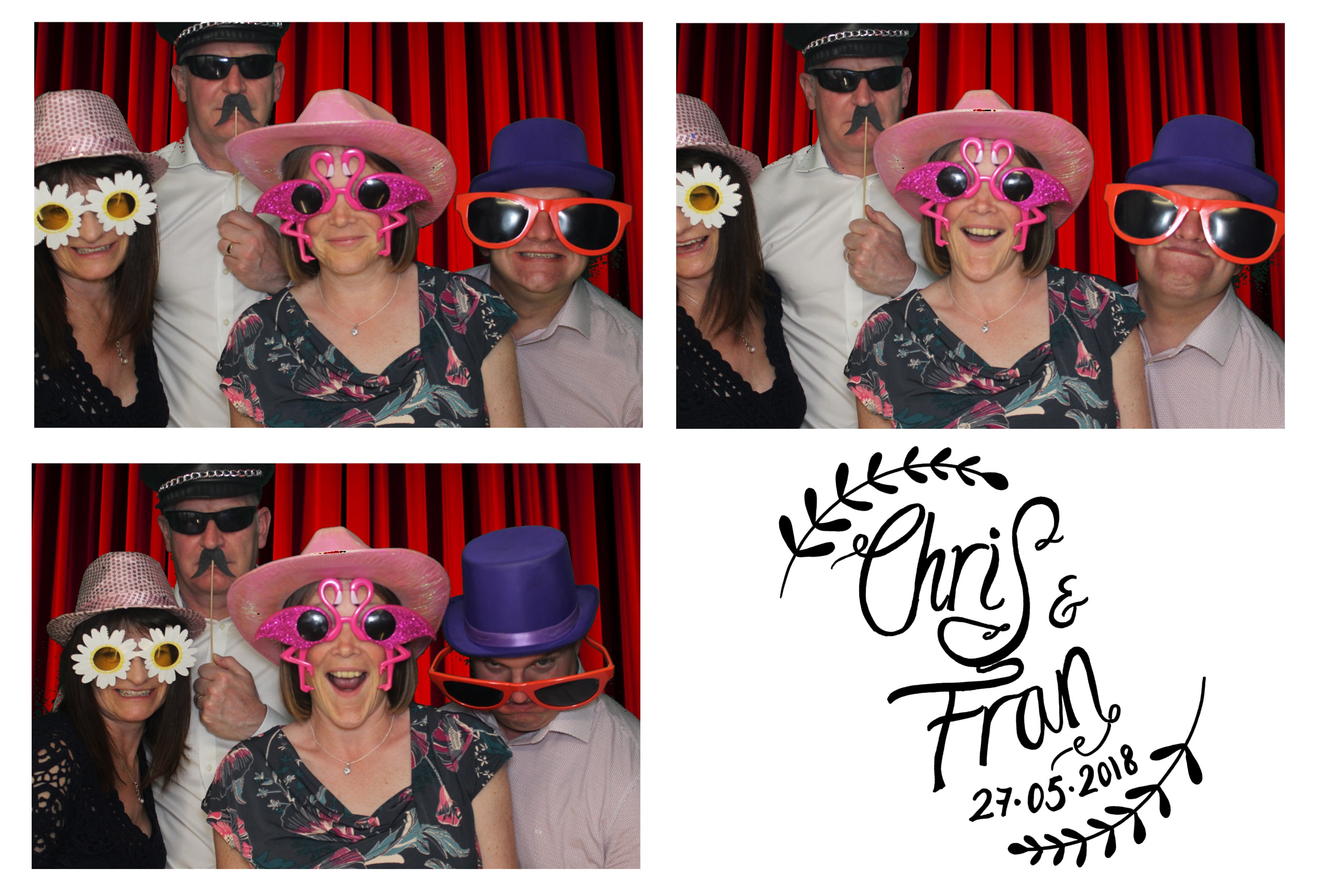 Chris & Fran | View more photos from the event at images.mobile-photo-booth.com/u/MobilePhotoBoothUK/Chris-Fran